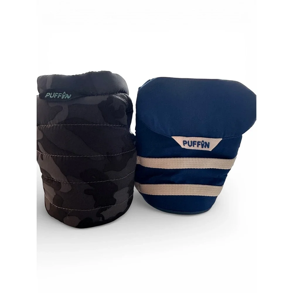 Puffin Drinkwear Beverage Cooler Bundle OS Blue Black New Life Vest Puffer Vest‎